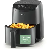 Cosori Heißluftfritteuse klein 2L, Mini-Airfryer für 1 Person, ideal für Camping