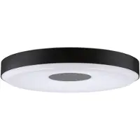 Paulmann LED-Deckenlampe Puric Pane II schwarz 3-step-dim.