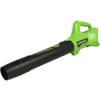 Greenworks G24ABII Axial Akku Laubbläser, 145 km/h, 9,08 m³/min OHNE 24V Akku &