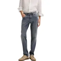 Bugatti Herren Jeans Slim Fit mit Stretchkomfort und Swingpockets – Größe 34W / 30L, 256-grau