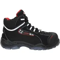 ELTEN Sicherheitsschuh "SANDER Pro" Gr. 43, schwarz (schwarz, rot), 43, Obermaterial: 100% sonstige Fasern AF., Schuhe, Sicherheitsschuh