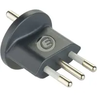 Electraline 70035 permanenter Adapter von Deutschen Stecker/Schuko/Italienische