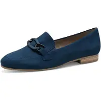 Jana Damenschuhe Halbschuhe Slipper Blau Freizeit