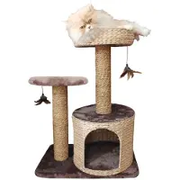 Croci C6020457 Kratzbaum Natural Larix, 60 x 38 x 80.5 cm