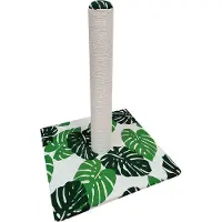 Croci Green Leaves High Kratzbaum 62 cm hoch für Erwachsene Katzen Groß und Klei