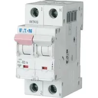 Eaton 236154 Leitungsschutzschalter, 2 A, 1p+N, Charakteristik: C PXL-C2/1N