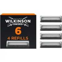 Wilkinson Rasierklingen zu 6 High-Performance Rasierer 4 Stück, Männer, , 6 High-Performance, Silber, 4 Stück(e)