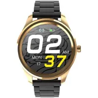G. Rossi SW012-5 gold/grau Herren Smartwatch + zusätzliches Armband (sg007e)