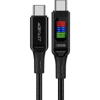 Acefast C7-03, 1,2 m, USB C, USB C, Schwarz
