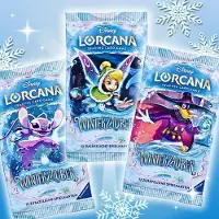 Heartforcards 3x Disney Lorcana Winterzauber Booster Deutsch – 3 Boosterpacks, je 12 Karten inkl. Foil Karte, Sammelkartenspiel + Versandschutz