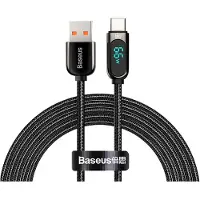 Baseus CASX020001, 1 m, USB A, USB C, Schwarz