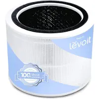 Levoit Ersatzfilter Core 200S HEPA Aktivkohle Vorfilter Allergien Staub Pollen