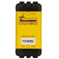 Eaton TCF60RN Sicherungseinsatz, Niederspannung, 60 A, AC 600 V, DC 300 V, 300 kA, 26 x 29 x 55 mm, CF, J, 1P, UL, CSA, nicht-anzeigend - 12 Stück