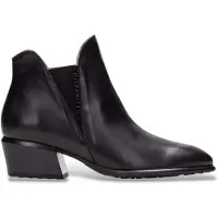 Hispanitas für Damen. PHI254383 Leder-Stiefeletten Verona schwarz (37), 3 bis 5 cm, Keine, Lässig