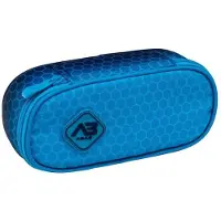 Astra | Federmäppchen Hexagon Blue Ombre, verstärkt, Organizer, wasserabweisend