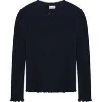 Minymo T-shirt LS Rib dark sapphire (7997) 104