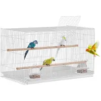 OEM VEVOR Vogelkäfig, 760x460x455mm Metallkäfig für kleine Papageien, Kanarienvögel,
