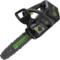 Greenworks GD40TCS, 25 cm, 0,5 mm, 12 m/s, 25,4 / 4 mm (1 / 4"), Schwarz, Grün, 120 l