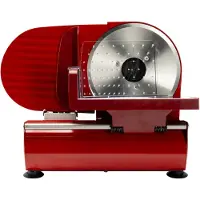 RGV Ausonia 190 Rot - Aufschnittmaschine herausnehmbarem Messer mit 190mm, 100W