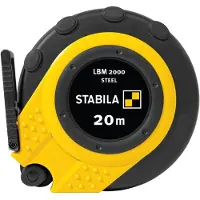 Stabila Kapselbandmaß 20 m metrische Skala Stahlband LBM 2000 STEEL