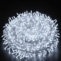 Lapamax 30M 300LED 8 Leuchtmodi LED Lichterkette Weihnachtsbeleuchtung Lichterketten für Innen Weihnachten Halloween Party Garten Dekoration, Weiß