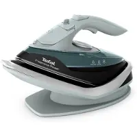 Tefal Freemove Power FV6670E0, Trocken- & Dampfbügeleisen, 1,9 m, 220 g/min, Schwarz, Blau, Grau, 40 g/min, 0,25 l