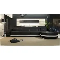 AEA Design Ecksofa mit USB Polster Eck Garnitur Ledersofa Ecke Wohnlandschaft PH300B
