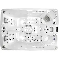 Xl Moebel Gmbh Hydromassagewanne Whirlpool Spa Pool Outdoor Massagebad Blubberbad 216x156 cm