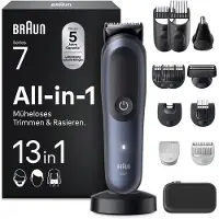 Braun Multigroom All-in-One Series 7 13-in-1 Trimmer-Set 7 AIO7565 Blau