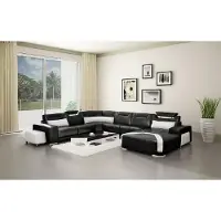 AEA Ecksofa mit USB,Polster Wohnlandschaft Couch Sofa Wohnlandschaft U-Form Sitz Ecke