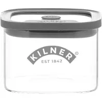 Kilner Glas-Vorratsbehälter "Fresh Storage" 500 ml, (LxBxH): 7,2x10x10 cm transparent / grau