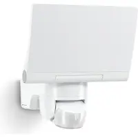 Steinel Smart LED-Außenstrahler XLED Home 2 SC, weiß, Sensor SC, weiß / opal, Kunststoff, Modern, Smart Home Wandleuchte außen
