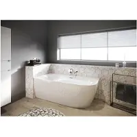 Riho Omega Corner Eck-Badewanne, 170x80x59cm, 190 Liter, weiß glänzend, B097001005