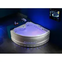 AEA Spa-Bad Badewanne Whirlwanne Hydromassagewanne Whirlpool Blubberbad 150x150 cm