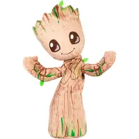Mattel Marvel Tanzender Groot Plüschfigur, englischsprachiges Kuscheltier, ca. 33 cm groß mit Geräuschen, Musik und Tanzbewegungen, Figur, 3 Jahr(e), Mit Ton, AA, Akkus/Batterien enthalten