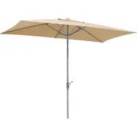 Schneider-Schirme Sonnenschirm Porto 300x200/6 rechteckig, ca. 300 x 200 cm, Farbe:natur