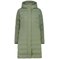 CMP Woman Padded Padded Coat FIX Hood green tea (E624) 38