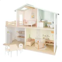 Woomax 2 Floors Wooden House Puppe