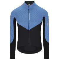 Q36.5 - Dottore Hybrid Que L/S Jersey - Radtrikot Gr S schwarz/blau