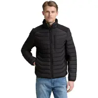 Tom Tailor Herren 1048127 Lightweight Hybrid Steppjacke, 29999 - Black, S EU