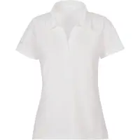 Trigema Damen Poloshirt ohne Knopfleiste Weiß XL