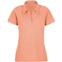Trigema Poloshirt "Poloshirt ohne Knopfleiste", Damen, Gr. M, rosa (puder), Piqué, 100% Baumwolle, Basic, ohne Ausschnitt, Shirts Poloshirt
