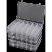 Merkloos Transparente Aufbewahrungsbox mit 36 Fächern