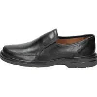 Sioux Slipper "Michael", Herren, Gr. 45 (UK 10 1/2), schwarz, Obermaterial: 100% Lammnappaleder LANA. 100% Polyurethan PU., Schuhe Slipper