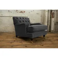 AEA Design Chesterfield Stoff Couch Sessel 1.5 Sitzer Polster Sofas Lounge Club