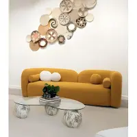 AEA Dreisitzer Sofa Couch Wohnlandschaft Modern Komfortabel Stilvoll