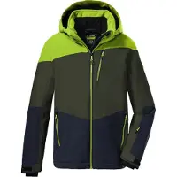 Killtec Skijacke "KSW 161 BYS SKI JCKT" Wasserdichte, atmungsaktive Skijacke mit abnehmbarer Kapuze
