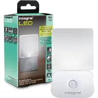 Integral LED Nachtlicht mit Bewegungssensor | Batteriebetrieben | Automatisches