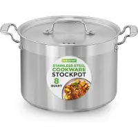 Nutrichef 8L Suppentopf, Kochtopf Groß 32.5cm, Kochtopf Induktion, Cooking Pot-