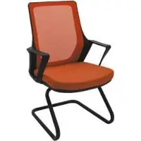 AEA Hochwertig Bürostuhl Orange Schreibtischstuhl Modern Textilstuhl Stoff